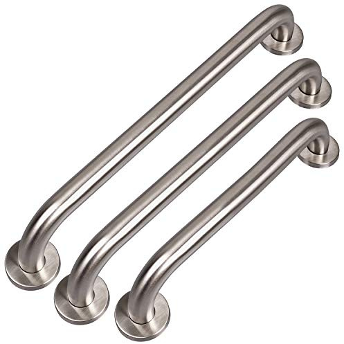 ID Dinkel Haltegriff EDELSTAHL rostfrei Ø 30mm 250mm Badewannengriff Wandgriff Duschgriff Handgriff für Senioren Aufstehhilfe