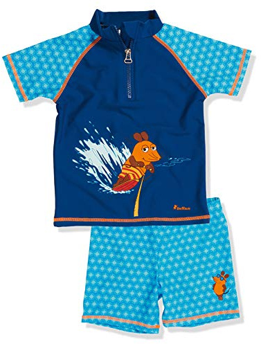 Playshoes zweiteilig Schwimmshirt Badeshorts Badebekleidung Unisex Kinder,Die Maus,110-116