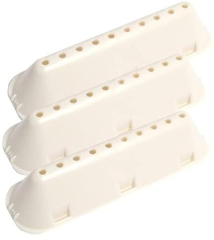 Indesit Lot de 3 aubes de tambour 10 trous pour machine à laver,Gris