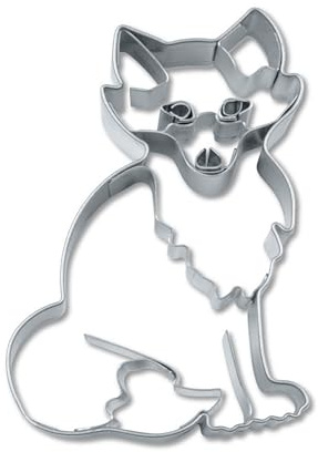 Städter 079038 Ausstechform, Edelstahl, Silber, 7 x 4 x 2cm