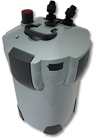 SunSun HW-402B Aquarium Außenfilter 1000 L/h mit 9 W UVC Klärer und 3 Stufen inkl Filtermaterial, Filtemedien, Filterpumpe