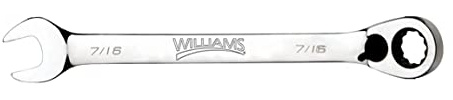 Williams 1214rc Knarren-Ring-Maulschlüssel, 12 Point, 7/16 Zoll