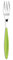 Guzzini - Feeling, Dessert Fork - Apple Green, 15.5 cm - 23000584