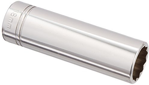 Williams SMD-1218 1/2 Drive Deep Socket, 12 Point, 18MM