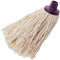 Mery | Fregona de Algodón | Fregona Absorbente | Cabezal Extragrande | Rosca Universal | Resistente | Crudo | Medidas: 22 cm