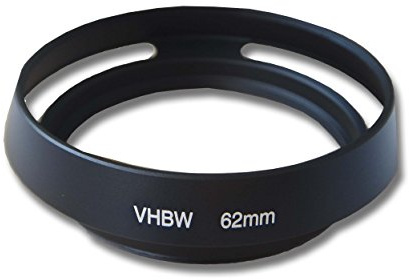 vhbw paraluce 62mm compatibile con Sigma 30 mm 1.4 DC HSM Art, 30 mm 1.4 EX DC, 70 mm 2.8 EX DG Makro obiettivo