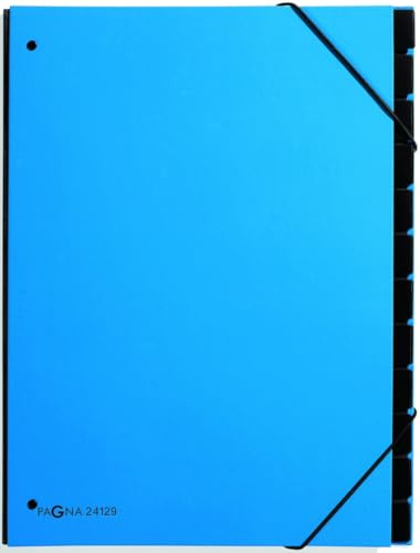 Pagna Pultordner neutral 12 Fächer hellblau
