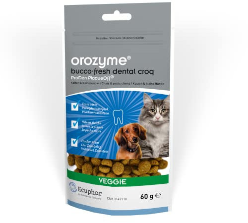 ecuphar Orozyme® Bucco-Fresh Dental Croq für kleine Hunde und Katzen - 60g