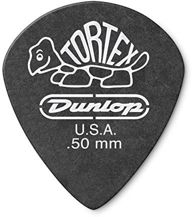 Dunlop Pitch Black jazzgitarr plektrum 12 stycken,50 mm