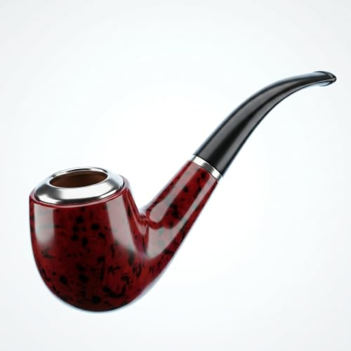 Starlet24 Tabakpfeife Tobacco Pipe klassische Raucher Tabak Pfeife in antiker Holzoptik, auch für Fashing, Motto Party, Theater und viele weitere Veranstaltungen geeignet.