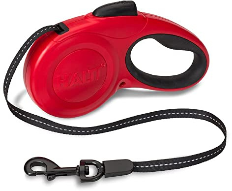 Halti Rollleine für Hunde | Größe L, Rot
