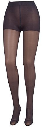 Compressana Calypso 140den - Feinstrick Stützstrumpfhose Queensize - Umstandsstrumpfhose - effektive Stützwirkung mit 15-18 mmHg Kompression (Stütz-Klasse 3) - Größe VI - Farbe schwarz - 1 Stück