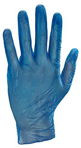 VINYL GLOVES POWDER FREE BLUE XL