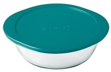 Pyrex Cook & Store Glasbehälter für Lebensmittel, rund, 2.3L