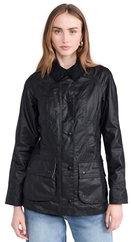 Barbour Vaxjacka för kvinnor, Marinblått Xsp, 38