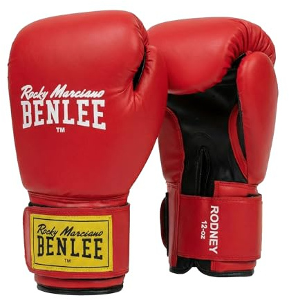 Benlee Rocky Marciano Training Gloves Rodney - Red/Black, 14oz