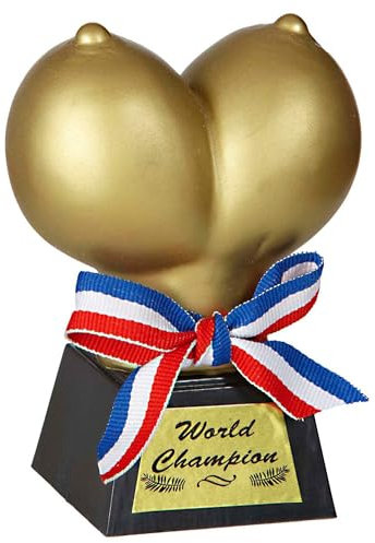 W WIDMANN MILANO Party Fashion - 9586T - Trofeo con busto, articolo scherzoso per premiazioni e concorsi