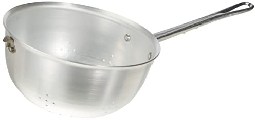 Pentole Agnelli Family Cooking Alluminio Colapasta con Manico e Gancio, Argento, 22 cm