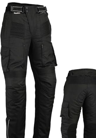 Bikers Gear Australia Chicane Giacca da moto leggera estiva Air Flow in rete ventilata con rivestimento impermeabile in cordura CE 1621-1, colore nero, taglia S (torace 91,4 cm)
