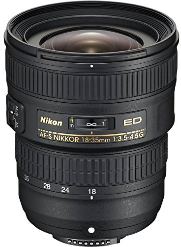 Nikon AF-S NIKKOR 18-35mm f/3.5-4.5G ED Lens Black