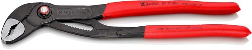 KNIPEX Cobra QuickSet Pince multiprise de pointe gaines PVC anti-dérapantes 300 mm, 87 21 300