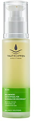 TAUTROPFEN Naturkosmetik, Alge, Vitalisierendes Gesichtsgel für normale bis Mischhaut, 50 ml