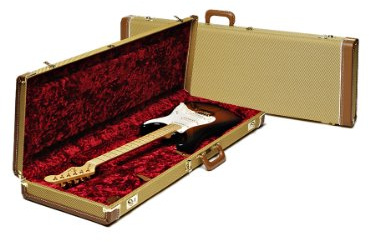 Fender 099-6103-400 Multifit Deluxe Strat/Tele Hardshell Case Tweed - Koffer für Strat und Tele