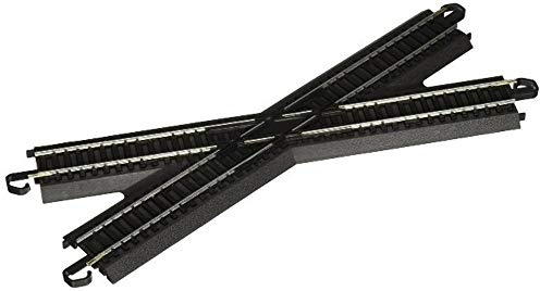 Bachmann Trains - Rail E-Z Track à 30 degrés (1/Carte - Rail en Alliage d'acier avec Plateau Noir - Échelle Ho