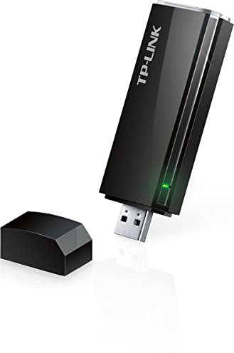 TP-Link Archer T4U AC1200 USB Wi-Fi Dongle, Wireless Adapter for PC, Desktop, Laptop and Tablet, Dual Band 2.4 GHz/300 Mbps+5 GHz/867 Mbps, Supports Windows XP/7/8/8.1/10, OS X (10.7-10.11), USB 3.0