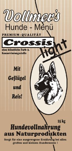 Vollmer's 37027 Hundefutter Crossis Light 15 kg