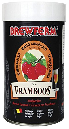 selber BIER brauen 1,5 kg Framboos Bierkit (Himbeere) von brewferm