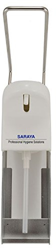 Saraya Eurospender für Desinfektionsmittel oder Seife, 500 ml, Aluminium
