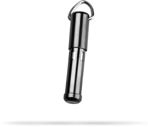 True Utility Telescopic Pen - Teleskopischer einziehbarer Kugelschreiber für Schlüsselanhänger - Aluminium, Edelstahl