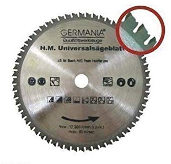 Multi Sägeblatt Kreissägeblatt Universalsägeblatt 210 x 30 mm 60 Zähne