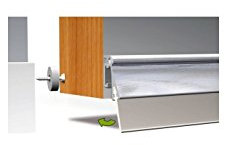 BAS DE PORTE PIVOTANT ALU 93CM