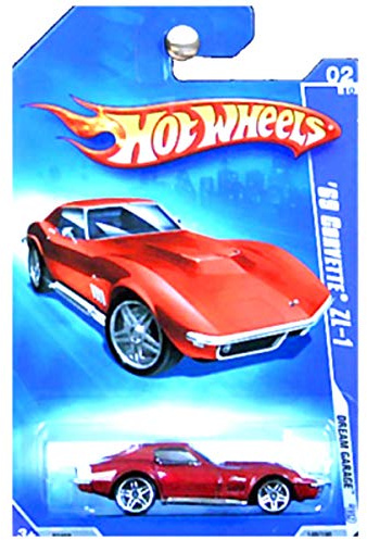 Hot Wheels 2009 Dream Garage 1969 Chevrolet Chevy Corvette ZL-1 ZL1 Red