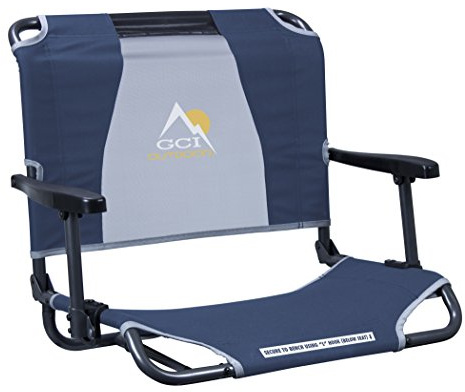 GCI Outdoor Big Comfort Stadium Chair With Armrests