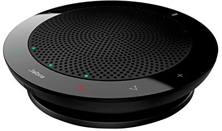 Jabra Speak 410 Speaker per Telefono - Altoparlante per Conferenze Certificato Microsoft con Cavo USB - Funzione Plug-And-Play Collegabile al Computer