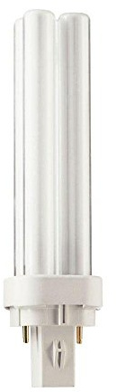 Philips Lighting 383240 PL-C Linear Compact Fluorescent Lamp 26.5 Watt 2-Pin G24d-3 Base 1800 Lumens 82 CRI 4100K Cool White Alto