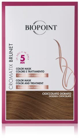 Biopoint Cromatix - Color Mask, Maschera Colorante per Capelli Senza Ammoniaca, Azione Nutriente e Ravvivante, Intensifica il Colore e Dona Brillantezza, 30 ml