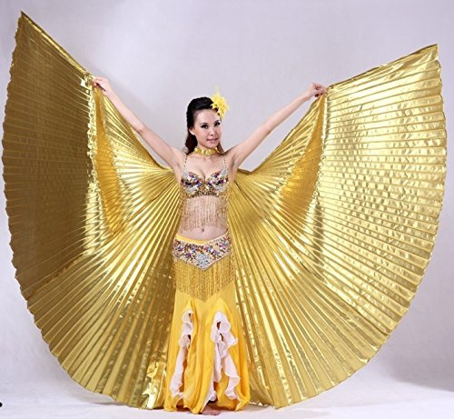 Tanzbekleidung & Accessories Isis Wings Flügel Schleier Bauchtanz Belly Dance Kostüm Fasching Karneval Samba Tanz