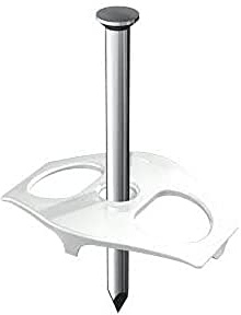 OBO Bettermann Nagel-Fix 3,5x60 mm | 100 Stück | Nagelscheibe mit Montagenagel | Kabelbefestigung