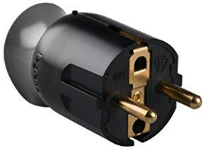 Legrand 050173 Fiche Plastique à Orientation du Câble, 2P+T, 16A, Noir