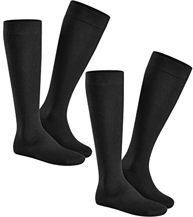 Hudson homme Mi-bas Only 2-Pack chauffant Noir Black 0005 45/48