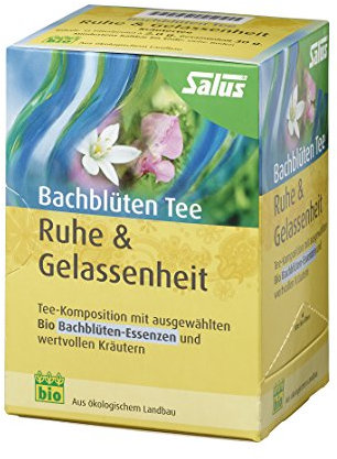 Salus Bachblüten-Tee Ruhe und Gelassenheit Bio 15 FB, 2er Pack (2 x 30 g)