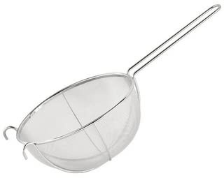 APS 88639 Passiersieb, Sieb, Ø 33,5 cm, Länge 62,5 cm, Edelstahl, feines Siebgewebe (ca. 6 Löcher pro 1 cm²)