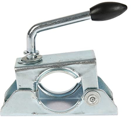 OROK - Bride remorque, Collier à charnière pour Roue Jockey diamètre 48mm - Convient pour Tous Types de Roue Jockey - Permet de Fixer Votre Roue Jockey sur Votre remorque - Livrée sans visserie