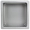 PME SQR074 Teglia Professionale, Alluminio, Argento, 18 x 18 cm