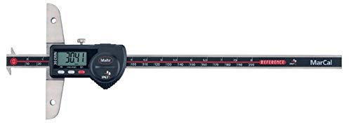 Digital Tiefen Messschieber Mahr IP67 200 mm MarCal 30 EWR-D 4126523 Datenausgang: Ja Messen von Nutbreiten und Nutabständen