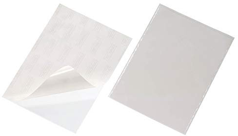 Durable Selbstklebetasche Pocketfix, für Dokumente A4, 50 Stück, transparent, 829619